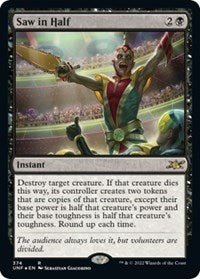 Saw in Half (Galaxy Foil) - Unfinity - 374