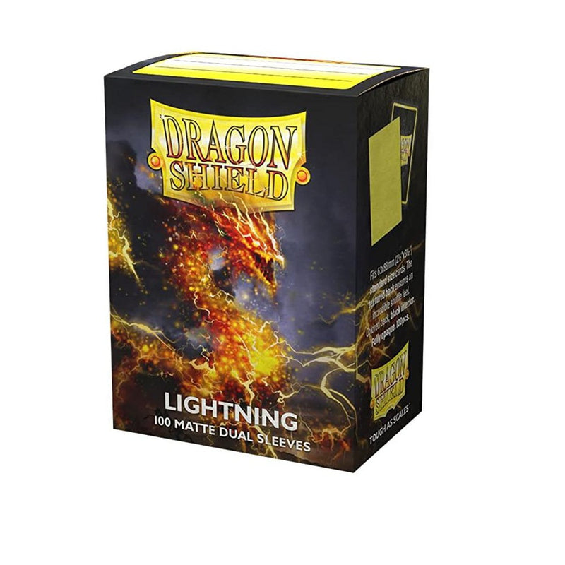 Dragon Shield: Matte Dual Sleeves, Lightning Pack of 100