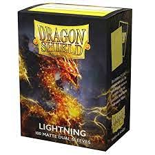 Dragon Shield: Matte Dual Sleeves, Lightning Pack of 100