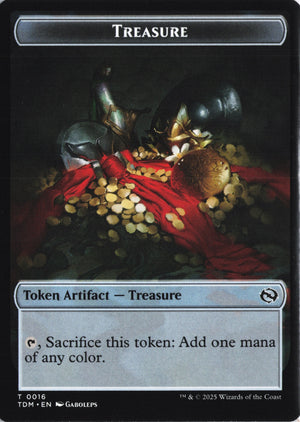 Elephant // Treasure  Double-Sided Token T Tarkir: Dragonstorm 14 // 16 NM (Back)