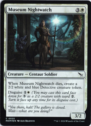 Museum Nightwatch C Murders at Karlov Manor 25 NM