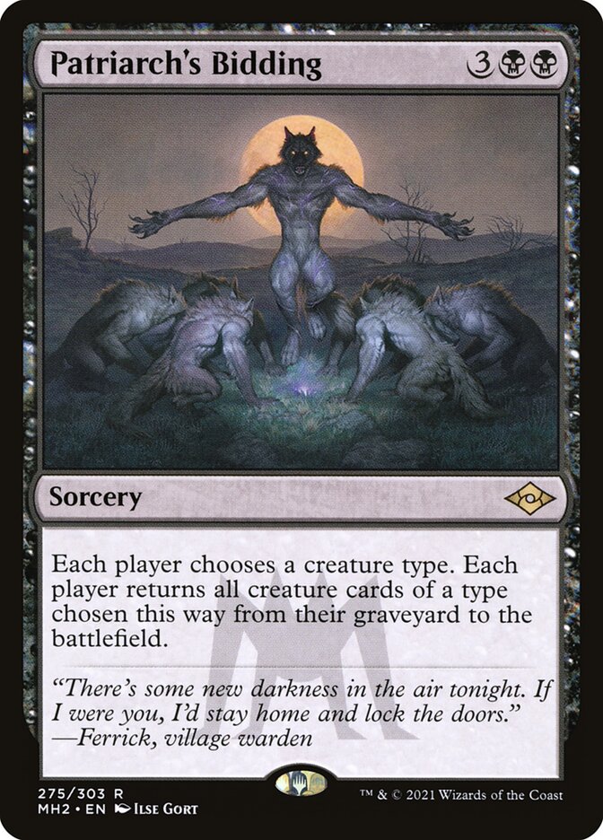Patriarch's Bidding - Modern Horizons 2 #275