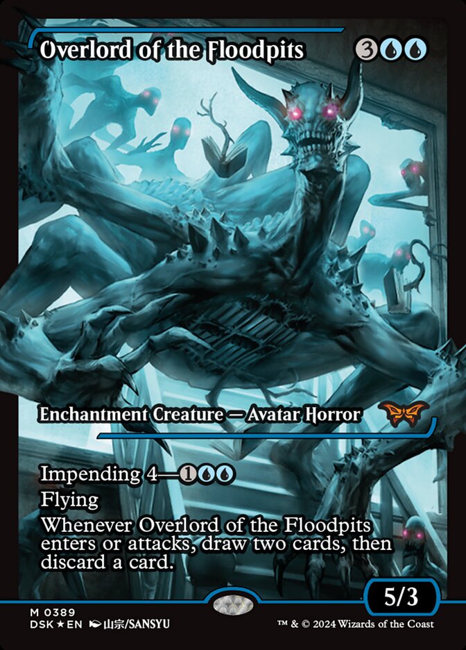 Overlord of the Floodpits - Duskmourn: House of Horror #389