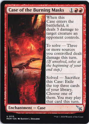 Case of the Burning Masks U Murders at Karlov Manor 113 NM