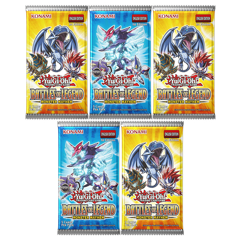 Konami Yu-Gi-Oh!: Battles of Legend Monster Mayhem Booster Pack