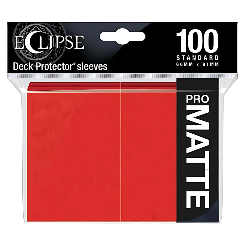 Ultra Pro: Eclipse Matte Card Sleeves: Apple Red (100)