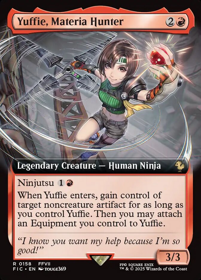 Yuffie, Materia Hunter - Final Fantasy Commander #158
