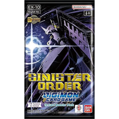Bandai Digimon:  EX10 Sinister Order Booster Pack