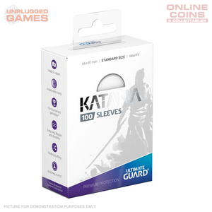 Ultimate Guard: Katana Sleeves Standard Size Transparent 100 Pack
