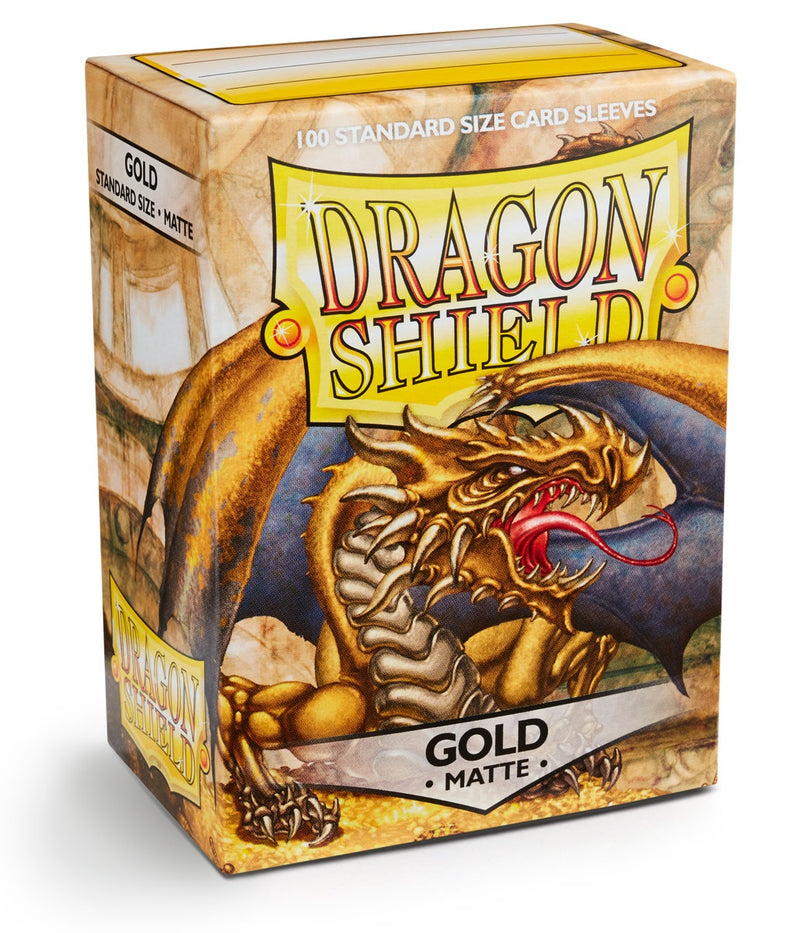 Dragon Shield: Matte Gold - 100 Card Sleeves