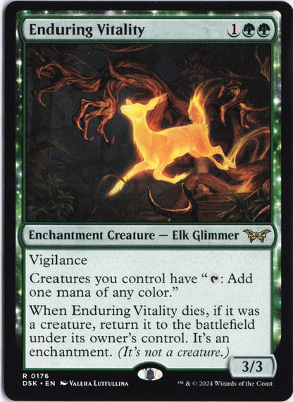 Enduring Vitality R Duskmourn: House of Horror 176 NM