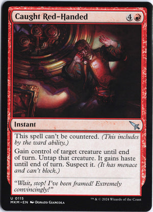 Caught Red-Handed U Murders at Karlov Manor 115 NM