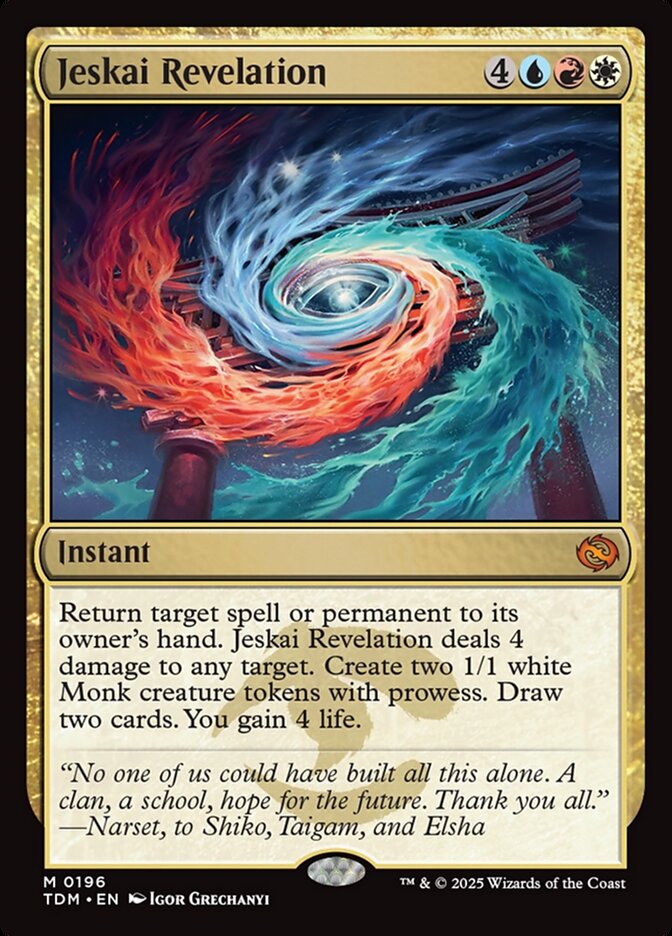 Jeskai Revelation - Tarkir: Dragonstorm #196