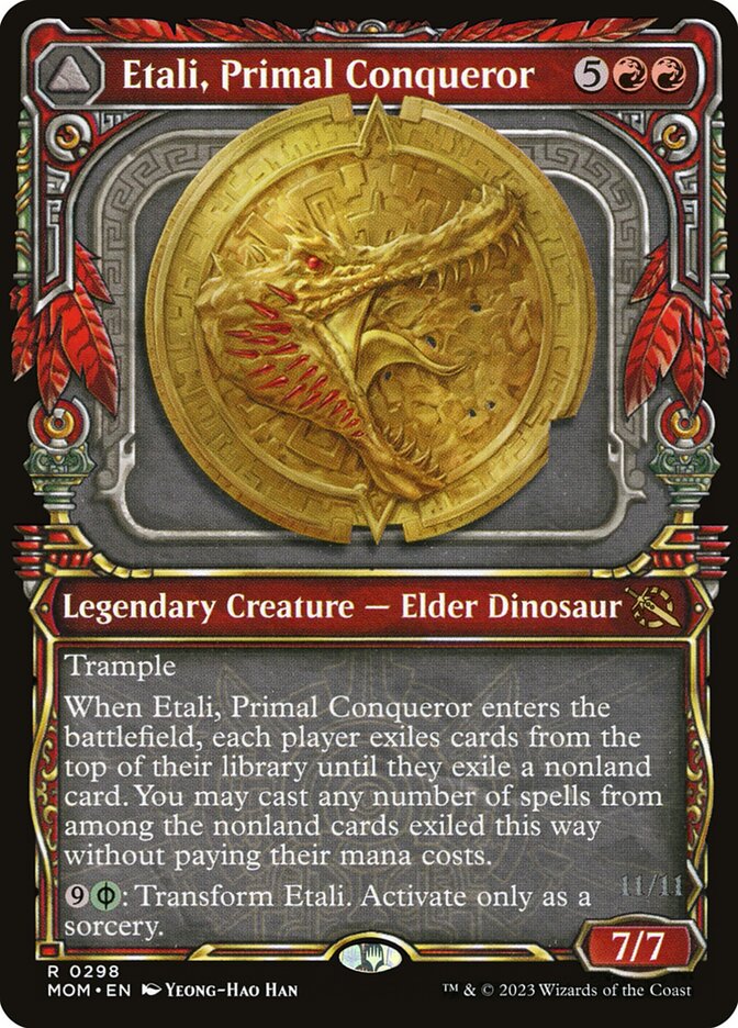 Etali, Primal Conqueror // Etali, Primal Sickness - March of the Machine #298