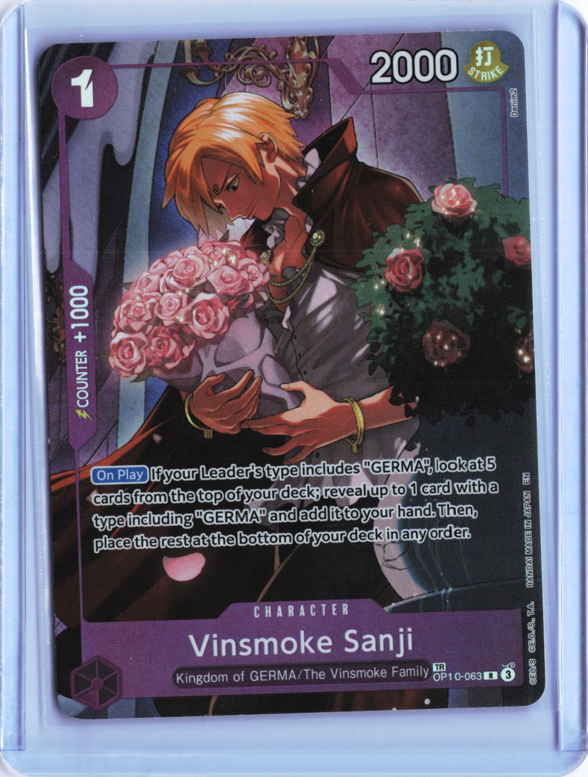 Vinsmoke Sanji (TR) TR Legacy of the Master OP10-063 NM