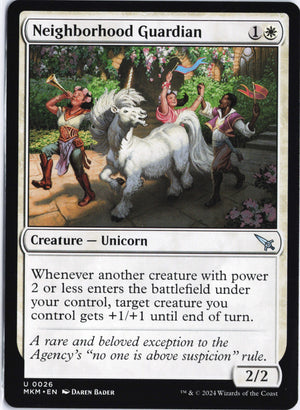 Neighborhood Guardian U Murders at Karlov Manor 26 NM