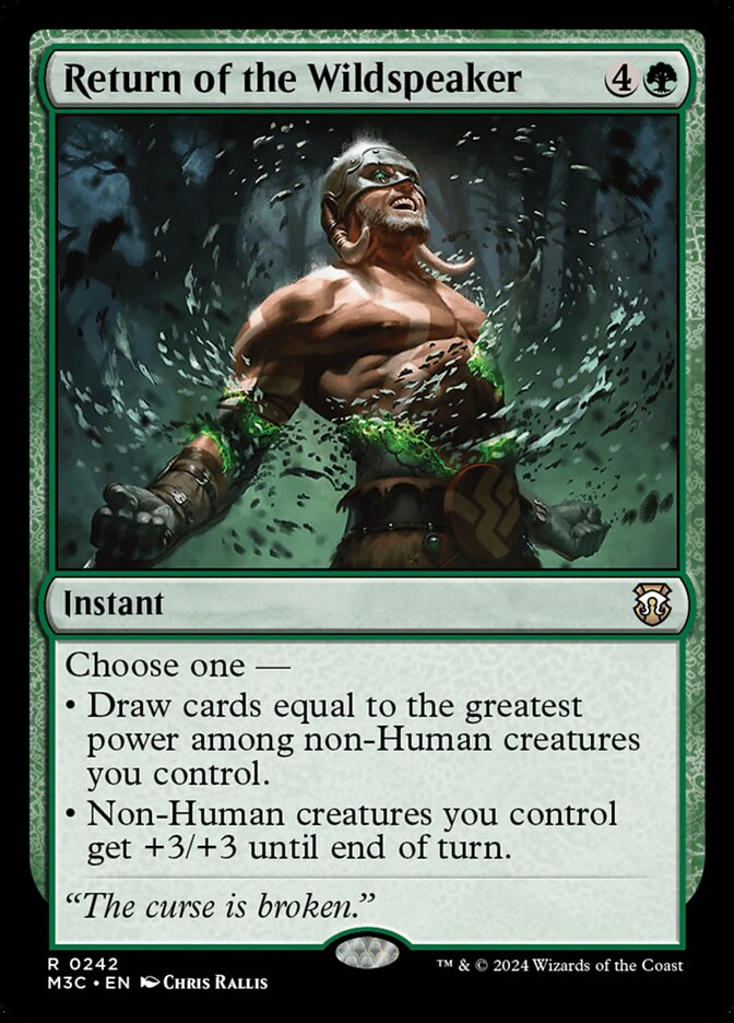 Return of the Wildspeaker - Modern Horizons 3 Commander #242