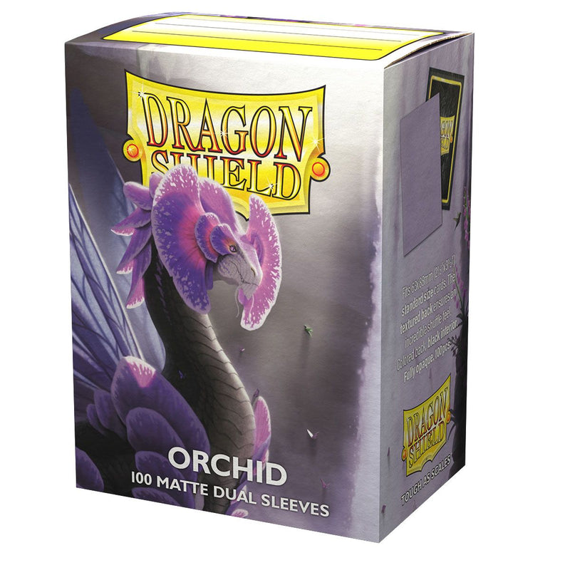 Dragon Shield 100 Standard Size Matte Dual Sleeves - Orchid