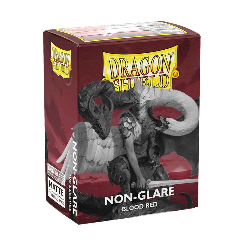 Dragon Shield: Non Glare Blood Red Card Sleeves 100 CT