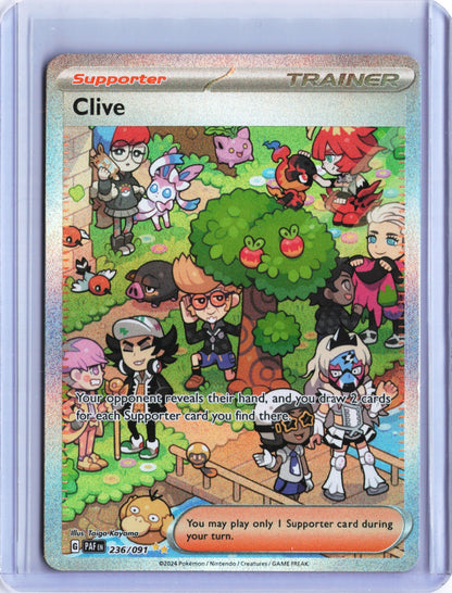 Clive Special Illustration Rare SV: Paldean Fates 236/091 NM