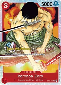 Roronoa Zoro - Super Pre-Release Starter Deck 1: Straw Hat Crew #ST01-013