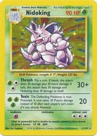 Nidoking - Pokemon Base Set #011/102