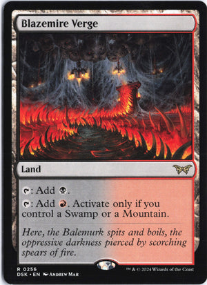 Blazemire Verge R Duskmourn: House of Horror 256 NM