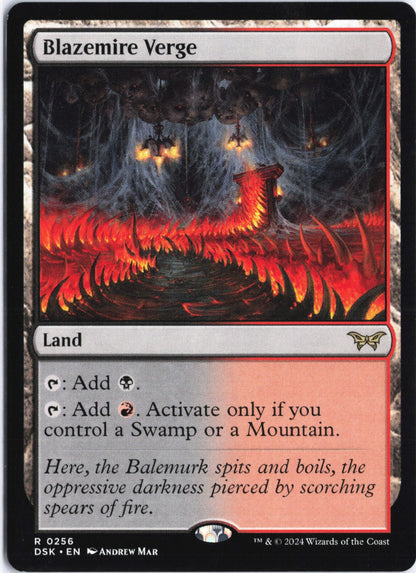 Blazemire Verge R Duskmourn: House of Horror 256 NM