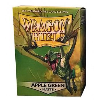 Dragon Shield: Matte Apple Green Card Sleeves - 100 Count