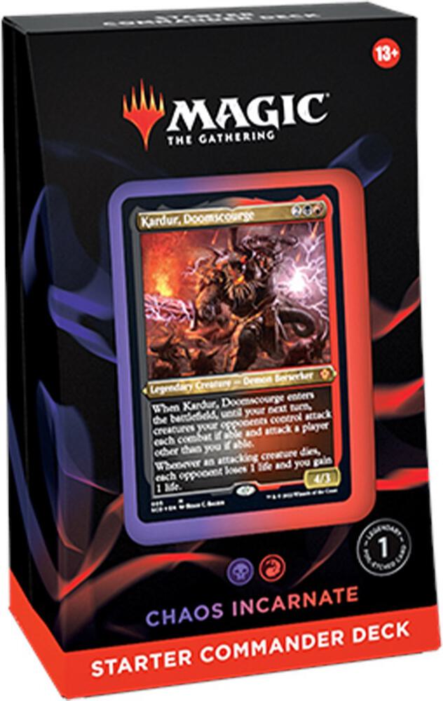 Magic: The Gathering - Starter Chaos Incarnate Commander Deck