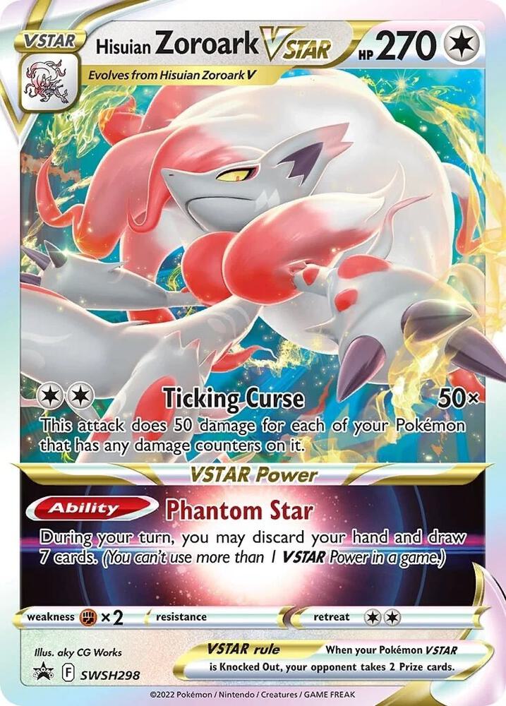 Hisuian Zoroark VSTAR - Sword & Shield Promo Cards #SWSH298