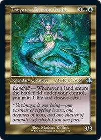 Tatyova, Benthic Druid (Retro Frame) - Dominaria Remastered - 371