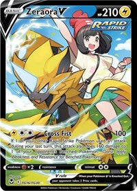Zeraora V - Silver Tempest Trainer Gallery #TG16/TG30