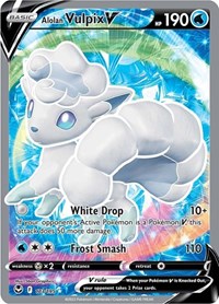 Alolan Vulpix V (Full Art) - SWSH12: Silver Tempest - 173/195