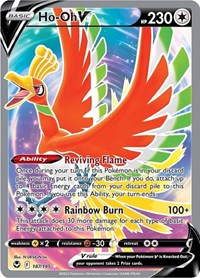 Ho-Oh V (Full Art) - Pokemon Silver Tempest #187/195