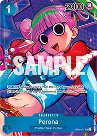 Perona (Box Topper) - Romance Dawn #OP01-077