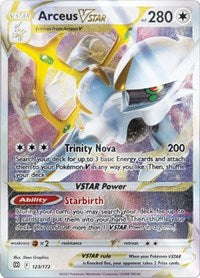 Arceus VSTAR - 123/172 (Metal Card) - Miscellaneous Cards & Products - 123/172