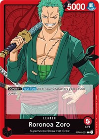 Roronoa Zoro (001) - Romance Dawn #OP01-001