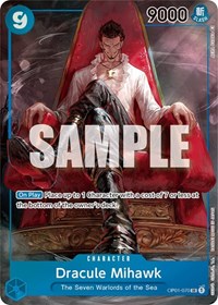 Dracule Mihawk -PSA 9 - Romance Dawn #OP01-070