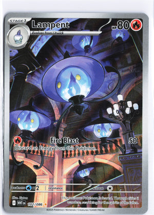 Lampent Illustration Rare SV: White Flare 102/086 NM