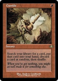 Gamble (Retro Frame) - Dominaria Remastered #321
