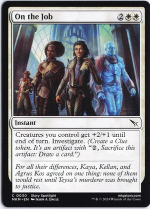 On the Job C Murders at Karlov Manor 30 NM