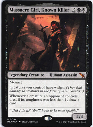 Massacre Girl, Known Killer M Murders at Karlov Manor 94 NM