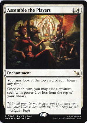 Assemble the Players R Murders at Karlov Manor 3 NM