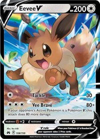 Eevee V - Pokemon Crown Zenith #108/159