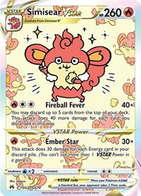 Simisear VSTAR - Crown Zenith: Galarian Gallery #GG37/GG70