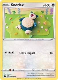 Snorlax - Pokemon Crown Zenith #109/159