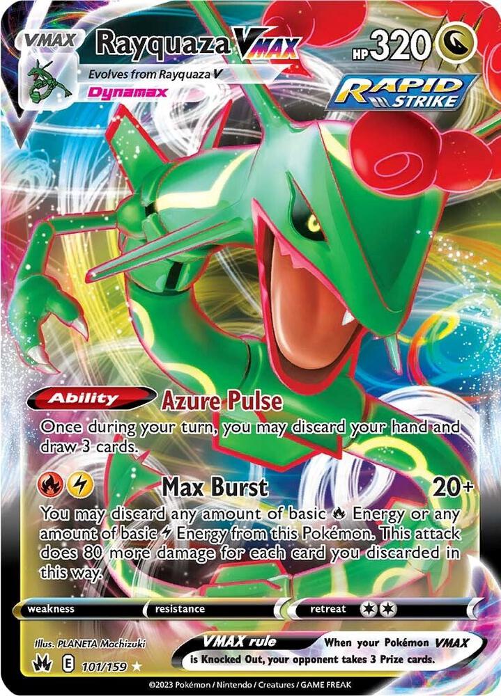 Rayquaza VMAX (101) - Pokemon Crown Zenith #101/159