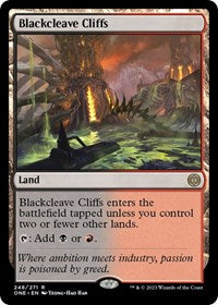 Blackcleave Cliffs - Phyrexia: All Will Be One - 248