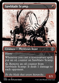 Sawblade Scamp (Showcase) - Phyrexia: All Will Be One - 292